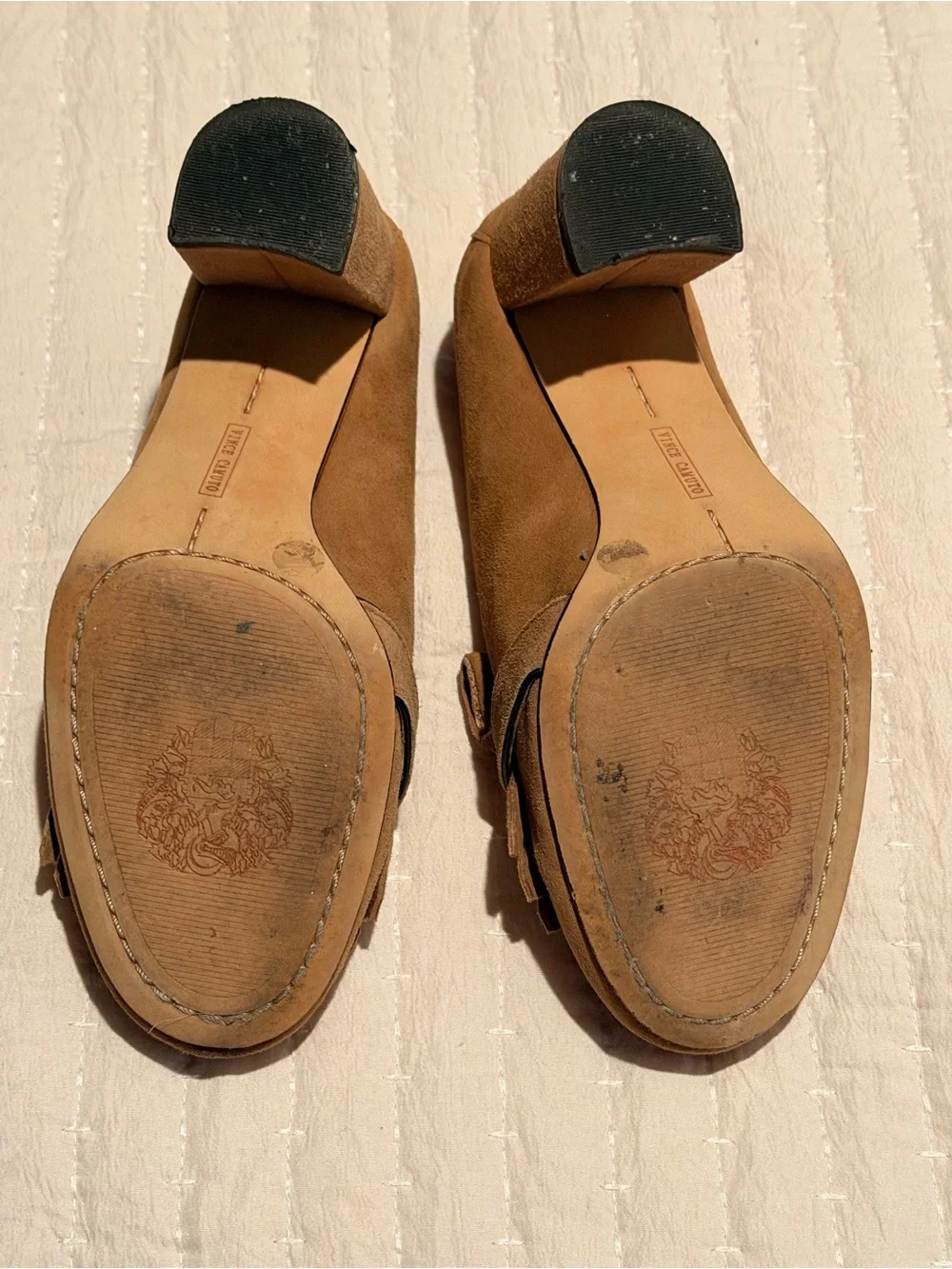 Vince Camuto suede loafers